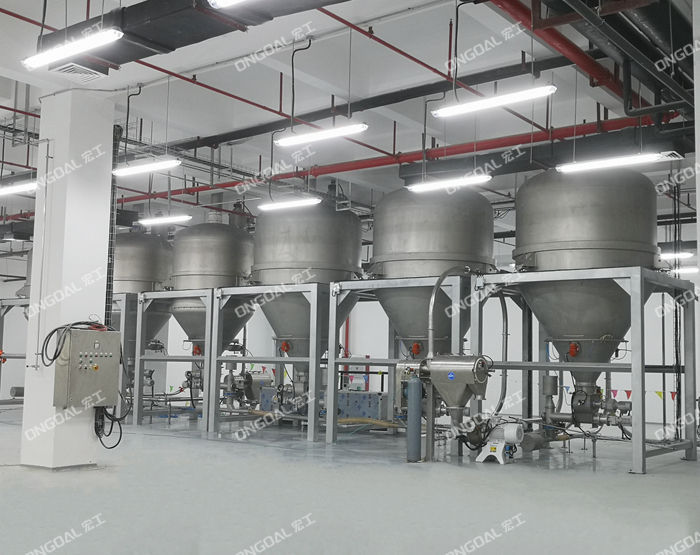 化學纖維原料氣力輸送系統(tǒng) 化學纖維原料氣力輸送系統(tǒng)